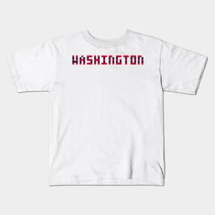 Pixel Hockey City Washington 2017 Kids T-Shirt